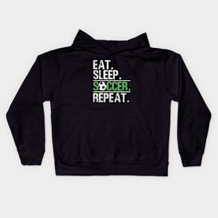 Eat Sleep Soccer Repeat - Soccer Player Coach Boys Kids Hoodie